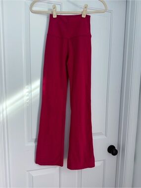 Beyond Yoga dark pink flare pants XS EUC